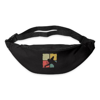 Billiards Pool Player Ball Retro - Bum bag - black - Front