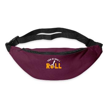 Pizza Cutter Design - Bum bag - burgundy - Front