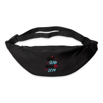 Anniversary Best Wife Since 2014 Wedding - Bum bag - black - Front