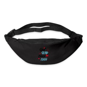 Jubiläum Trauerbeste Ehefrau seit 1999 Hochzeit - Gürteltasche - Schwarz - Vorne