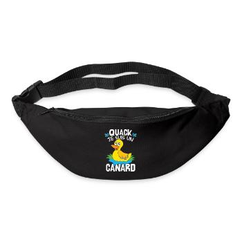 Je Suis Un Canard - Sac banane - noir - Devant
