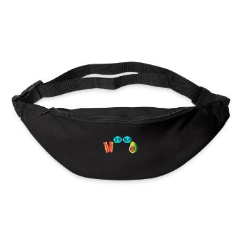 Kawaii Avocado - Bum bag - black - Front