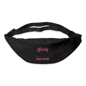 Drag Racing Race Car Girl Just - Sac banane - noir - Devant