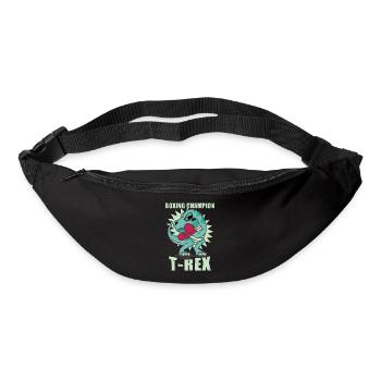 Boxing Dinosaur TRex - Bum bag - black - Front