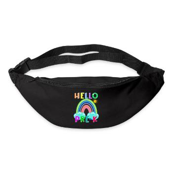 Hallo PRE-K Boho Rainbow Team Vibes Back To School - Gürteltasche - Schwarz - Vorne