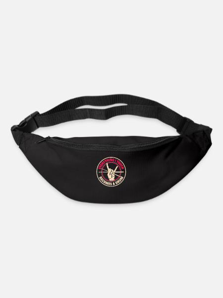 Schlagzeug Schlagzeuger Geschenk - Gürteltasche - Schwarz