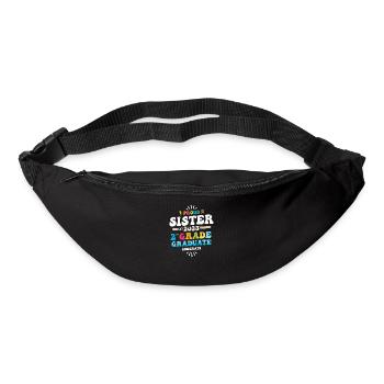 Proud Sister of a 2nd Grade Class of 2023 - Bum bag - black - Front