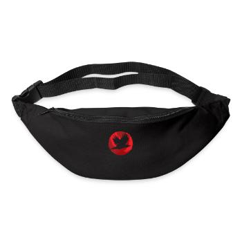 Gothic Skull-Red Moon-Black Crow - Bum bag - black - Front