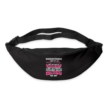 Krankenpflegerin Spruch Krankenpflege - Gürteltasche - Schwarz - Vorne