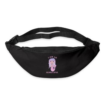 Je suis une belle sirène - Sac banane - noir - Devant