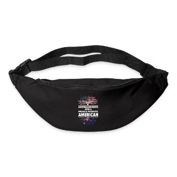 Geboren Australien Australien Amerikanisch USA - Gürteltasche - Schwarz - Vorne