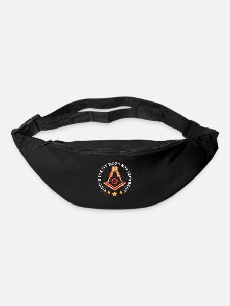 Cadeau maçonnique I franc-maçonnique Tshirt - Sac banane - noir