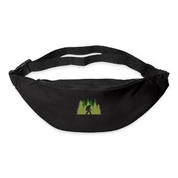 Bigfoot Im Wald - Gürteltasche - Schwarz - Vorne