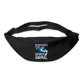 Biologiste marin Mosasaurus Time Dinosaur - Sac banane - noir - Devant