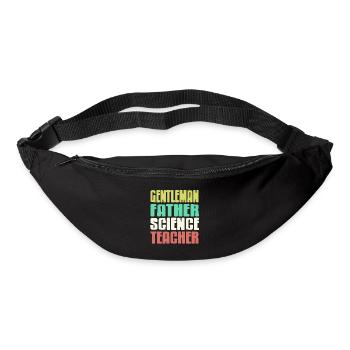 Gentleman Père Professeur de sciences Professeur rétro - Sac banane - noir - Devant