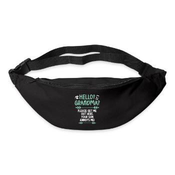 Hello Grandma please get me out of here - Bum bag - black - Front