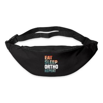 Eat Sleep Ortho Repeat Orthopedic Orthopedist - Bum bag - black - Front