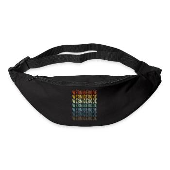 Wernigerode City Rétro Vintage - Sac banane - noir - Devant