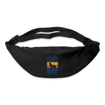 Kojotenjagd - Gürteltasche - Schwarz - Vorne