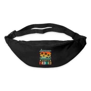 2019 Geboren Geburtstag Geburtsjahr Vintage - Gürteltasche - Schwarz - Vorne