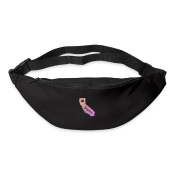 California USA Holidays America Cadeau - Sac banane - noir - Devant
