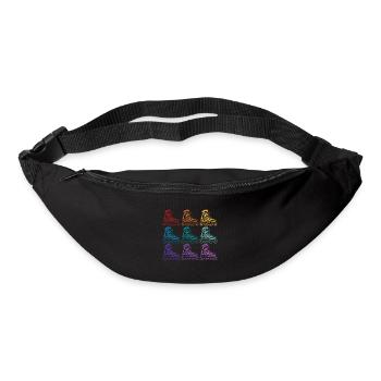 Patins - Sac banane - noir - Devant