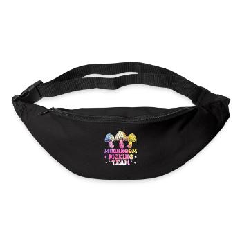 Équipe de cueilleurs de champignons Cueilleurs de champignons Cueillette de champignons - Sac banane - noir - Devant