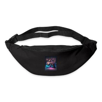Otter Pet Owners Funny Sleepyhead Otter - Bum bag - black - Front