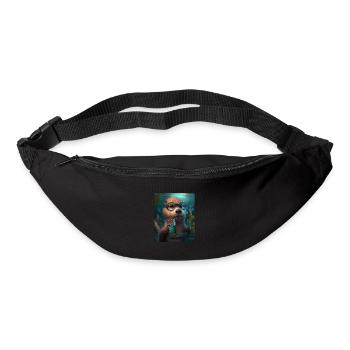 Partygoer Animal Theme Tequila Lover Floating - Bum bag - black - Front