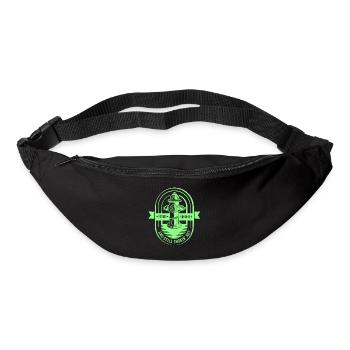 Pompier à la retraite et encore chaud - Sac banane - noir - Devant