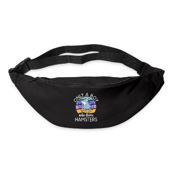 Hamster Liebhaber Hamster Geschenk - Gürteltasche - Schwarz - Vorne