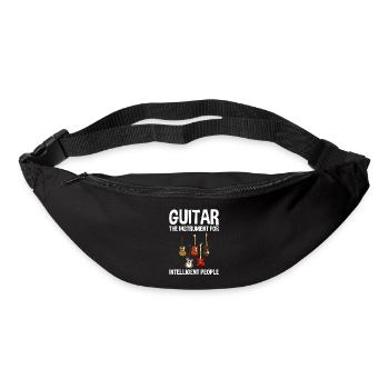 Guitare L’instrument pour les personnes intelligentes 4 - Sac banane - noir - Devant
