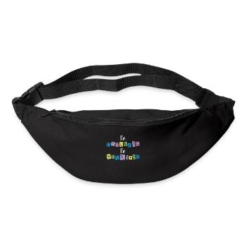 Dyslexia Awareness Dyslexic Therapy Learning - Bum bag - black - Front