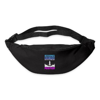 Space Engineer Aeronautical Engineer Gift - Bum bag - black - Front
