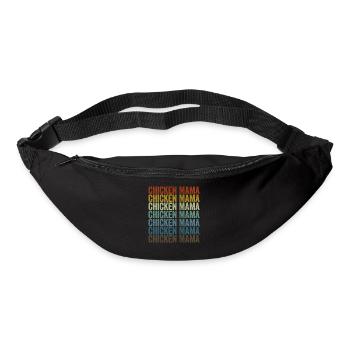 Chicken Mom Chicken Mama Chicken Farm Mom - Bum bag - black - Front