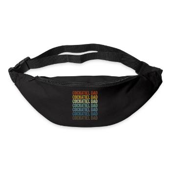 Cockatiel Papa Cockatiel Papa Vogelliebh - Bum bag - black - Front