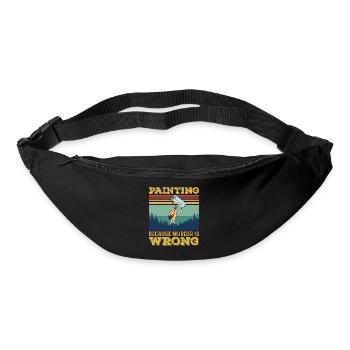 Maler und Lackierer, der Beste und Nervigste Beruf - Gürteltasche - Schwarz - Vorne
