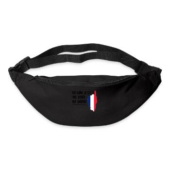 Korsika Lustiger Spruch Frankreich Insel Geschenk - Gürteltasche - Schwarz - Vorne