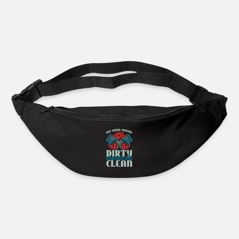 Maler Lackierer Lustig - Gürteltasche - Schwarz