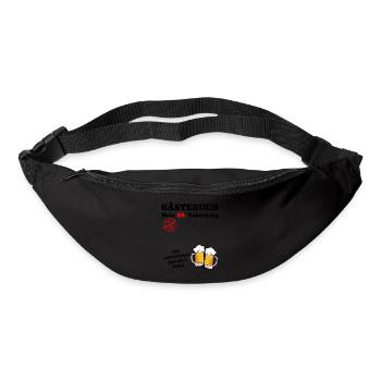 Gästebuch 30 Geburtstag Männer funny Design - Gürteltasche - Schwarz - Vorne
