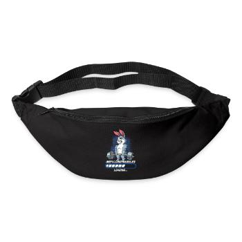 Hase Muskeln Aufbauen Bodybuilding Fitness Gym - Gürteltasche - Schwarz - Vorne