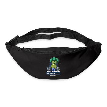 Brokkoli Muskeln Aufbauen Bodybuilding Fitness Gym - Gürteltasche - Schwarz - Vorne