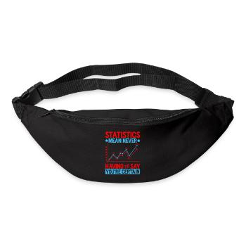 Statistics - Never Having To Say You're Certain 8 - Bum bag - black - Front