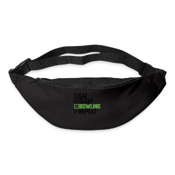 Bowling Cone Spareball Pins Ball Strike - Bum bag - black - Front