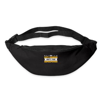 I'm A Left-Handed What's Your Superpower - Bum bag - black - Front