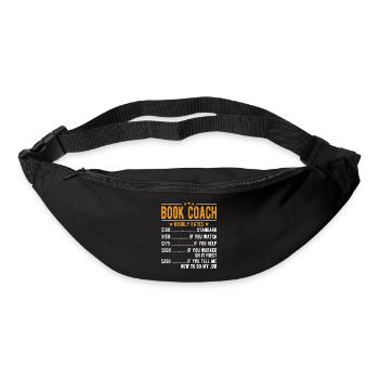 Book trainer hourly wage - Bum bag - black - Front