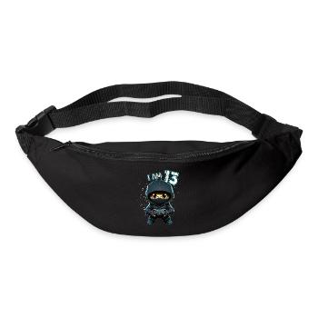 Enfants Anniversaire 13 ans - Jeux vidéo et - Sac banane - noir - Devant