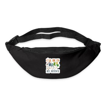 Garten Motiv Gärtner & Gärtnerin Spruch - Gürteltasche - Schwarz - Vorne