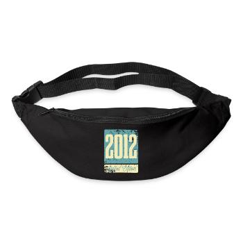 2012 Anniversaire de naissance Année de naissance - Sac banane - noir - Devant