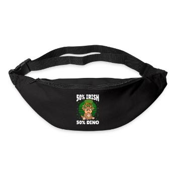 Dinosaur St. Patrick's Day Dino - Bum bag - black - Front